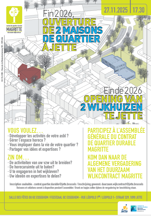 27 november: Algemene Vergadering - uitbouw nieuwe ontmoetingsplaatsen